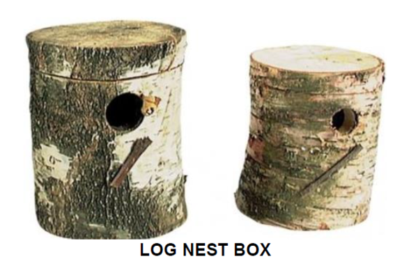 FLM-0130- Natural Wood nest Box S - Image 2